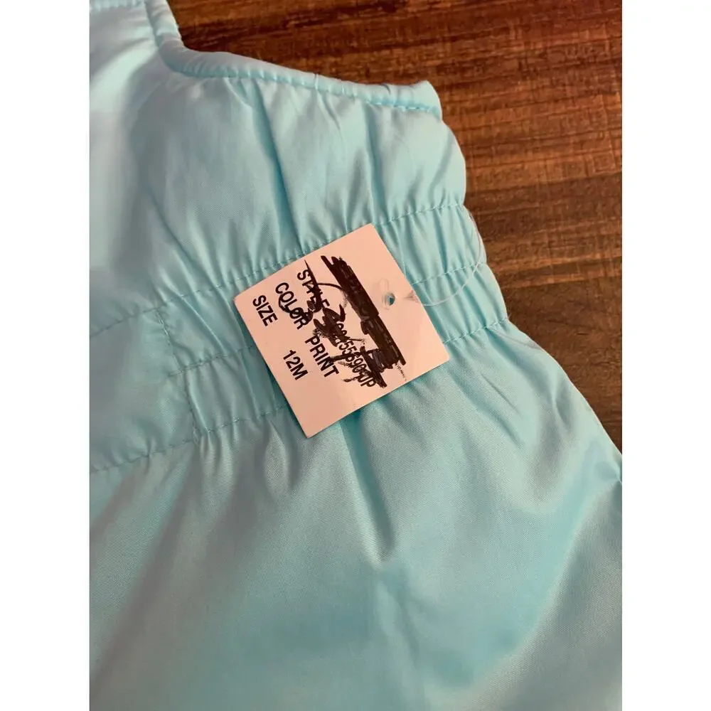 CARTER’S Girl’s NWT Mint Green Ski/Snow Bib Overalls / Size: 12 Months